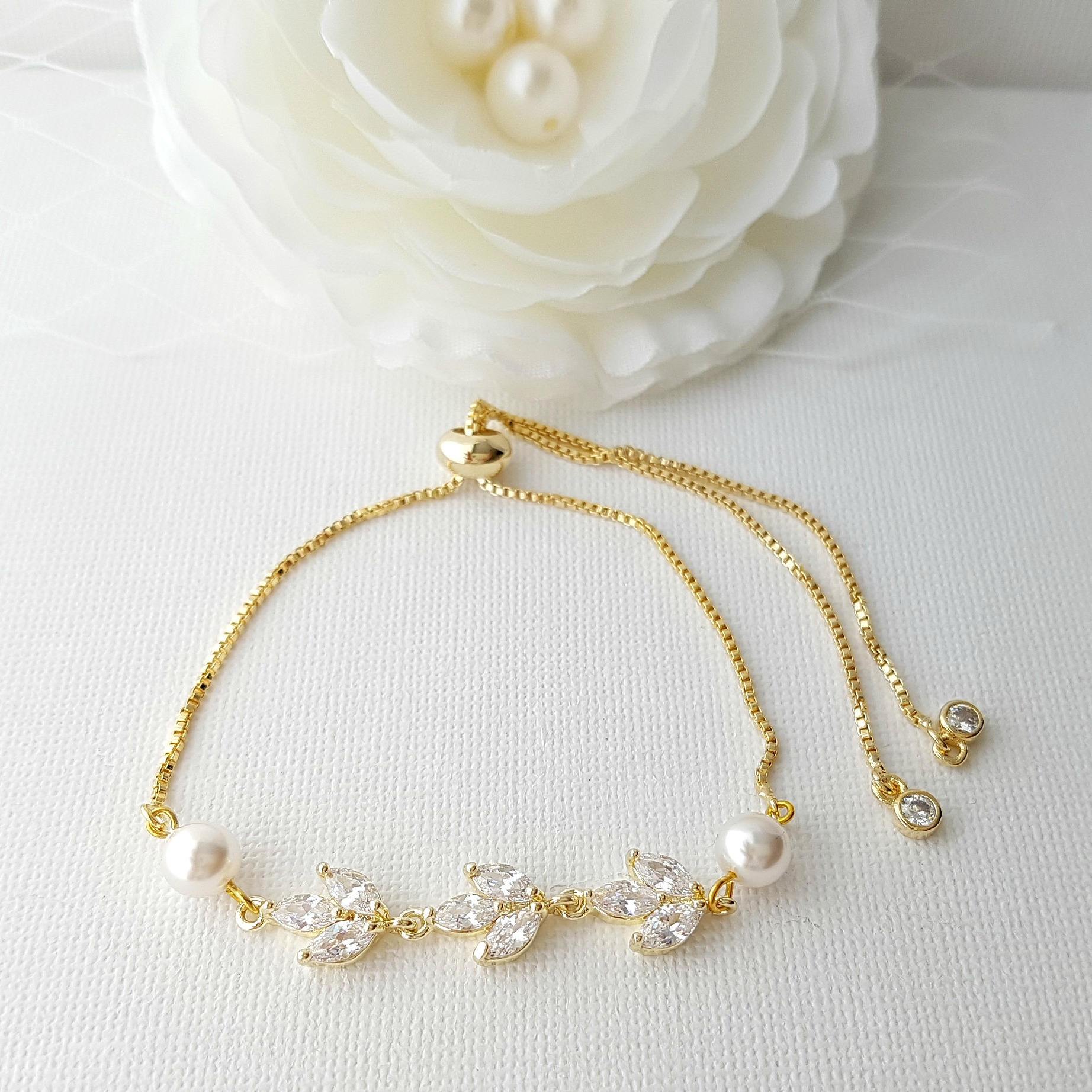 Coco Pearl Yard Bracelet in 9ct Gold — The Jewel Shop